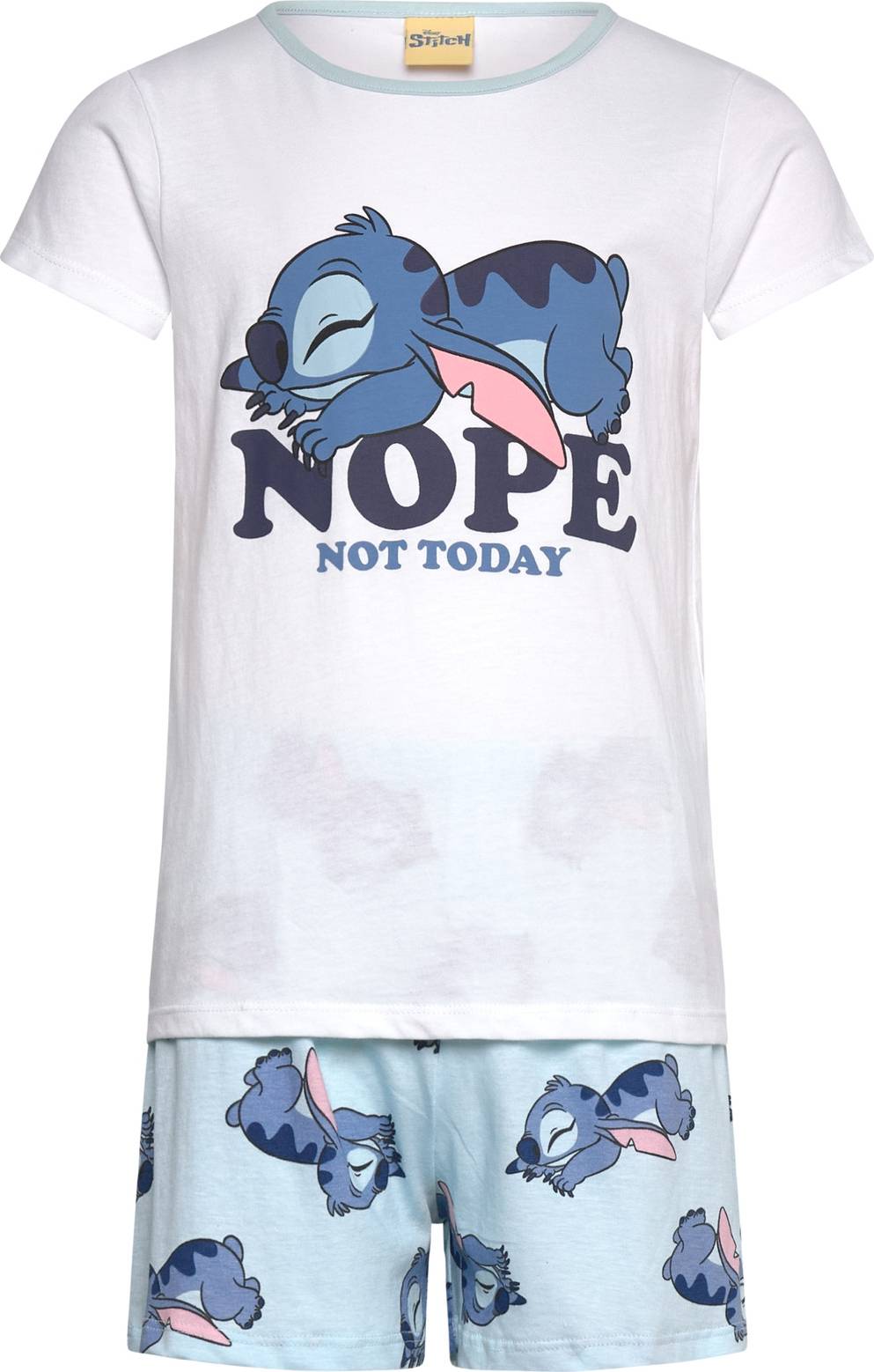 Disney Stitch Pyjamas Hvid