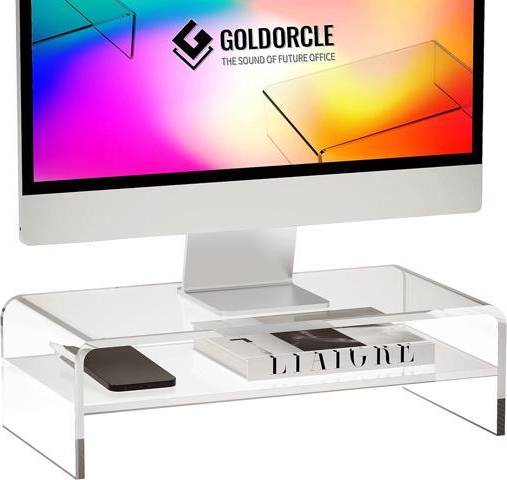 Monitor riser Piskekat Acrylic Monitor Stand Riser
