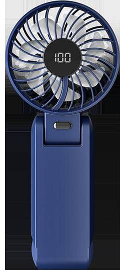 Portable Foldable Digital Display Mini Fan