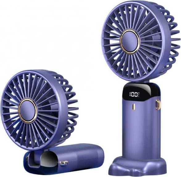 SYLQA 5-Speed Handheld Fan with LED Display