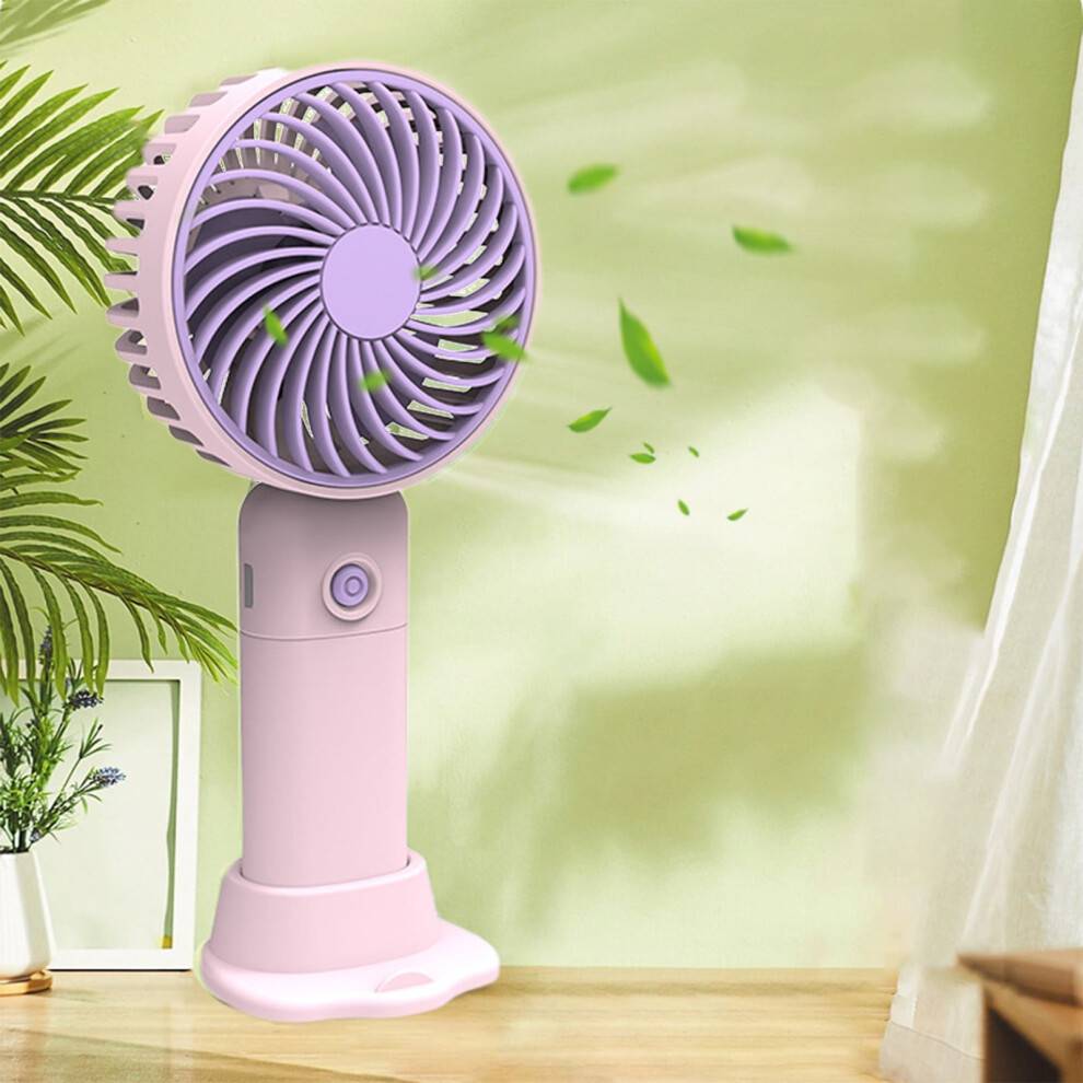 Mini Handheld Fan USB Rechargeable Portable