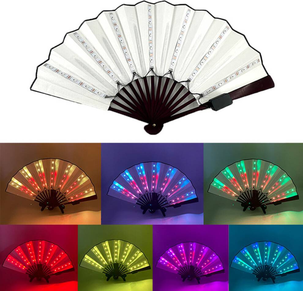 Cool Multifunctional LED Fan Foldable