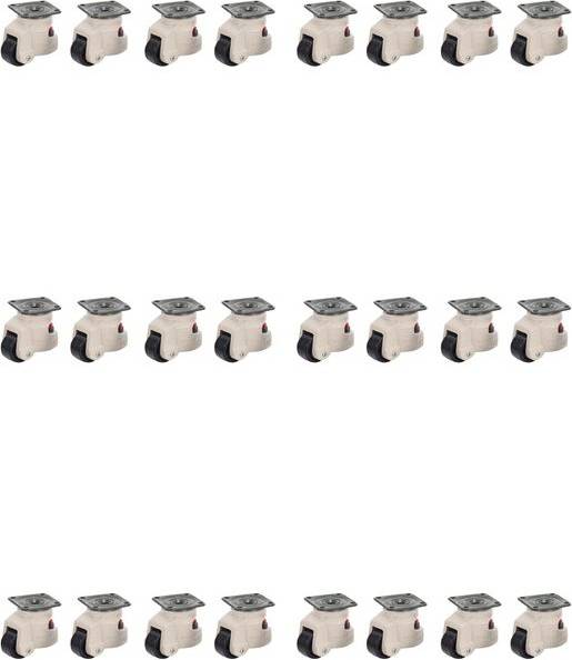 24 Pcs Retractable Leveling Casters GD-40F