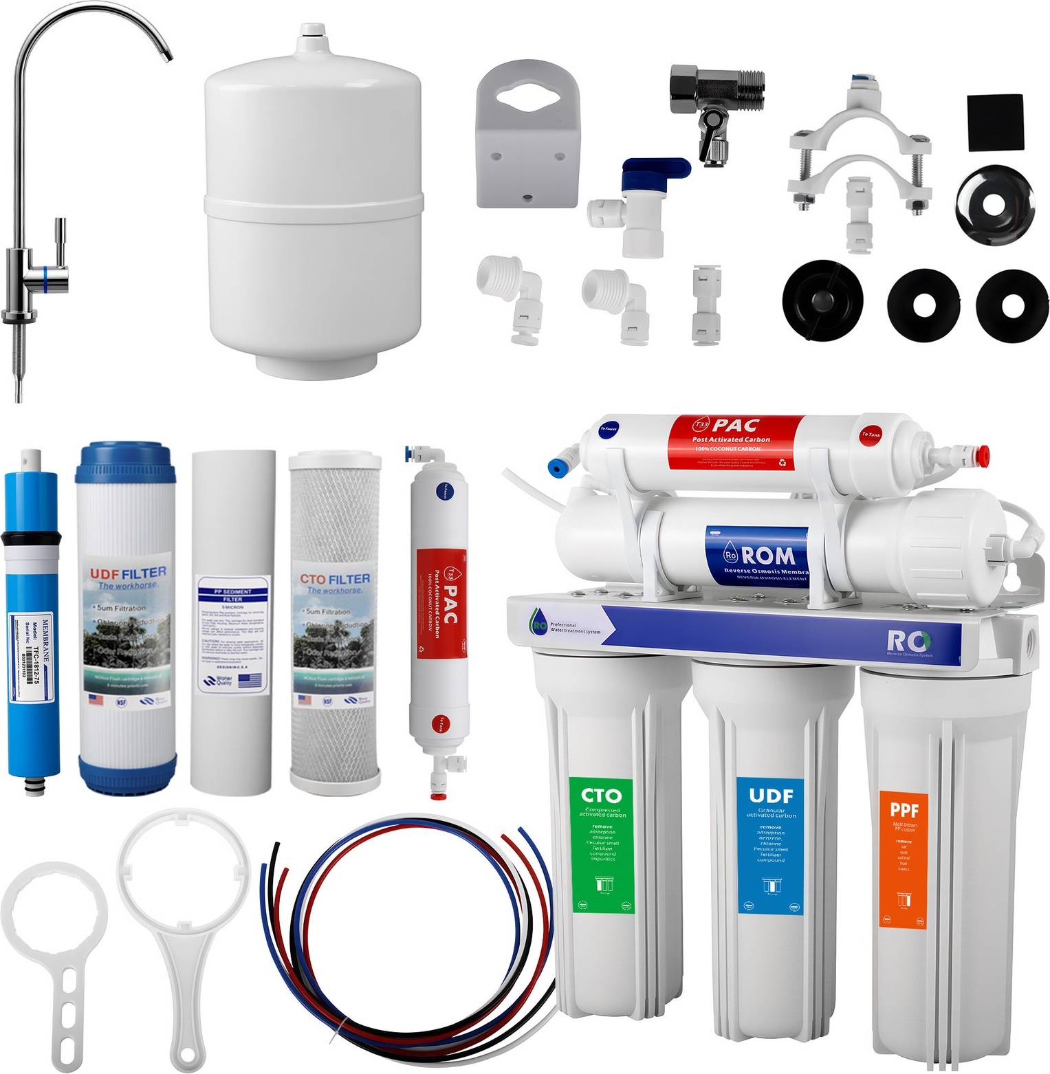 Reverse osmosis water filter system 5 Stage Reverse Osmosis Water Filtration System