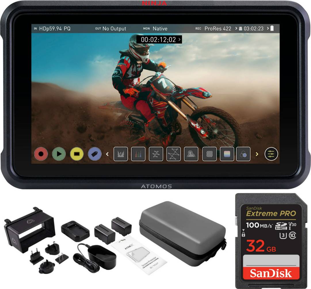 Atomos ninja v Atomos Ninja V 5-Inch HDR Daylight Monitor Recorder Kit