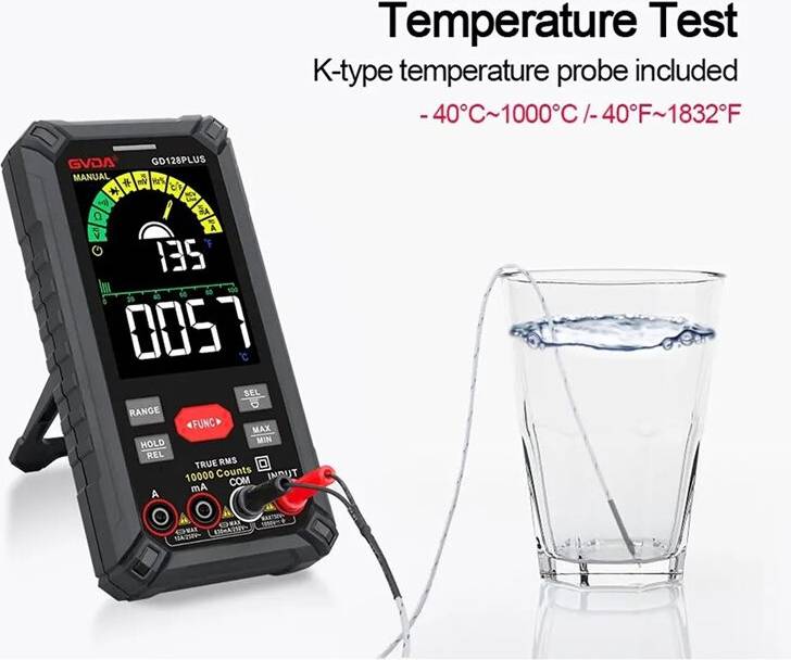 GVDA Rechargeable Digital Multimeter True RMS 9999 Counts
