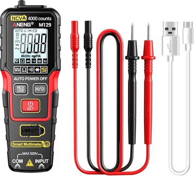 M129 Digital Multimeter Auto Range