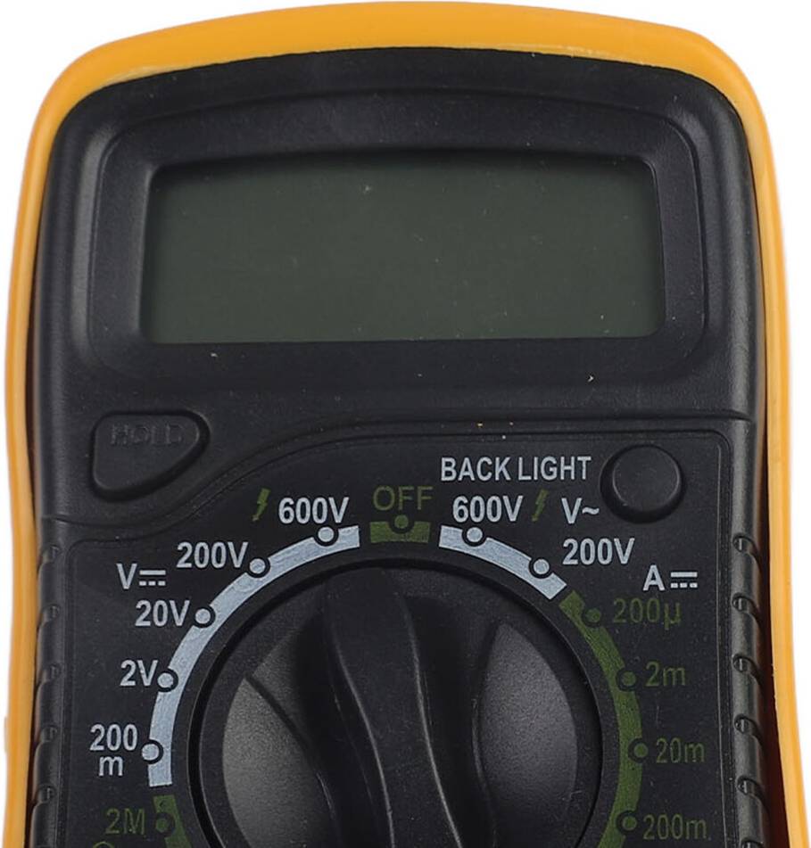 Digital Multimeter Blue Backlight