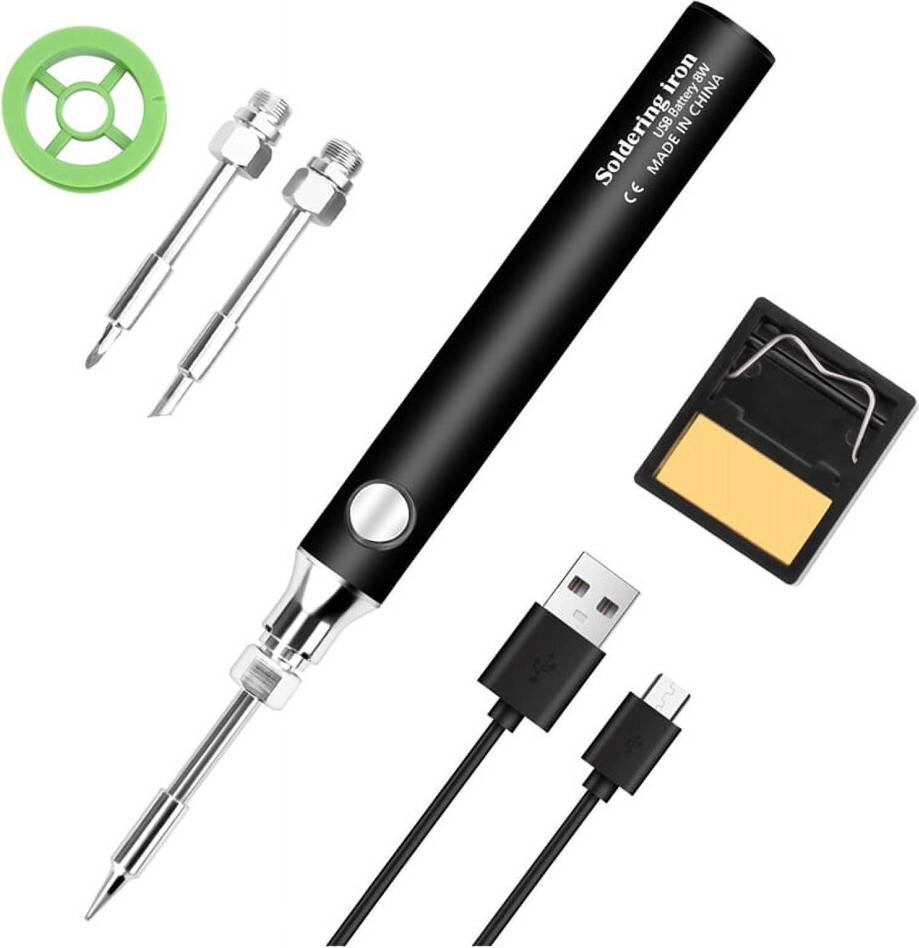 Cordless USB Rechargeable Soldering Iron Kit