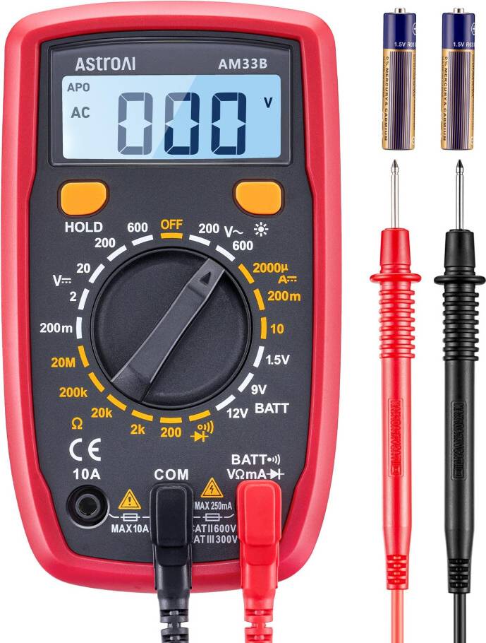 Digital Multimeter Voltmeter Ohmmeter