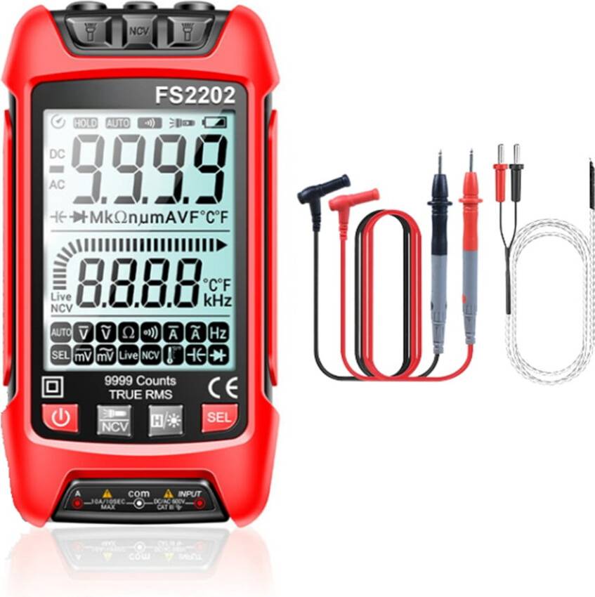 Digital Multimeter TRMS Auto-Ranging 9999 Counts
