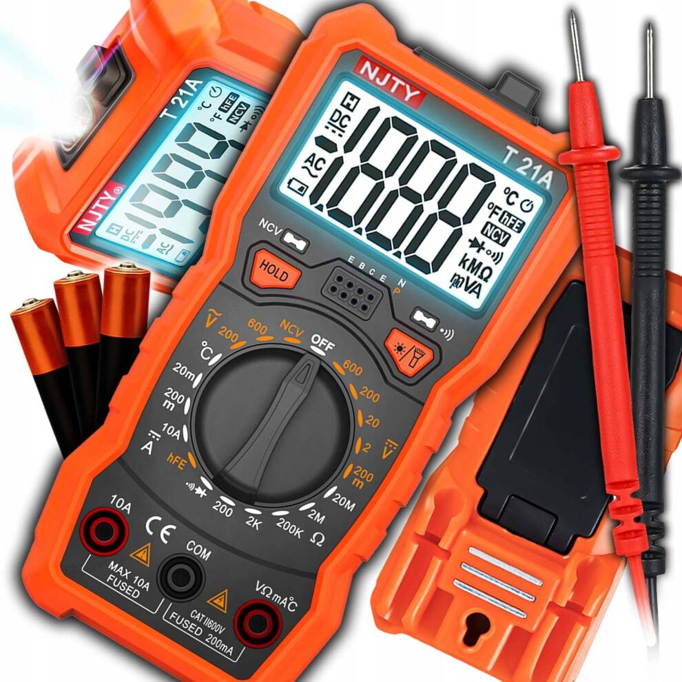 Digital Multimeter T21A Portable with LED Light