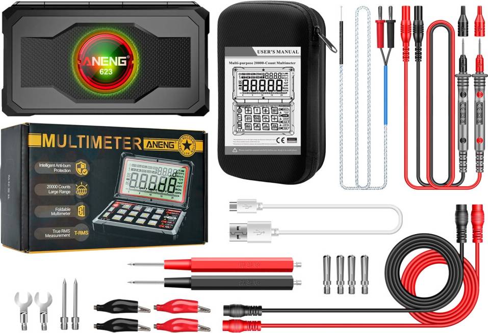 Digital Multimeter Car 20000 RPM 16-in-1