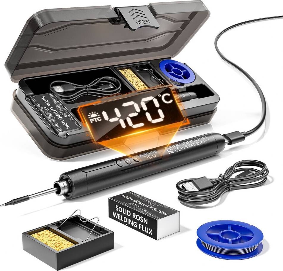 Mini Digital Electric Soldering Iron Kit