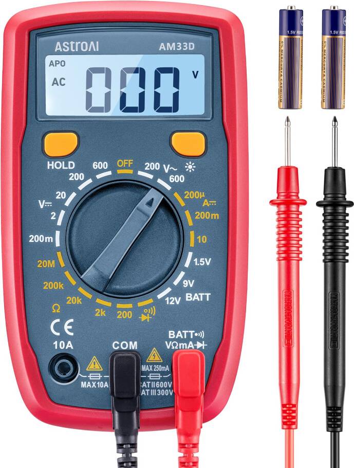 Digital Multimeter Voltmeter Ohmmeter