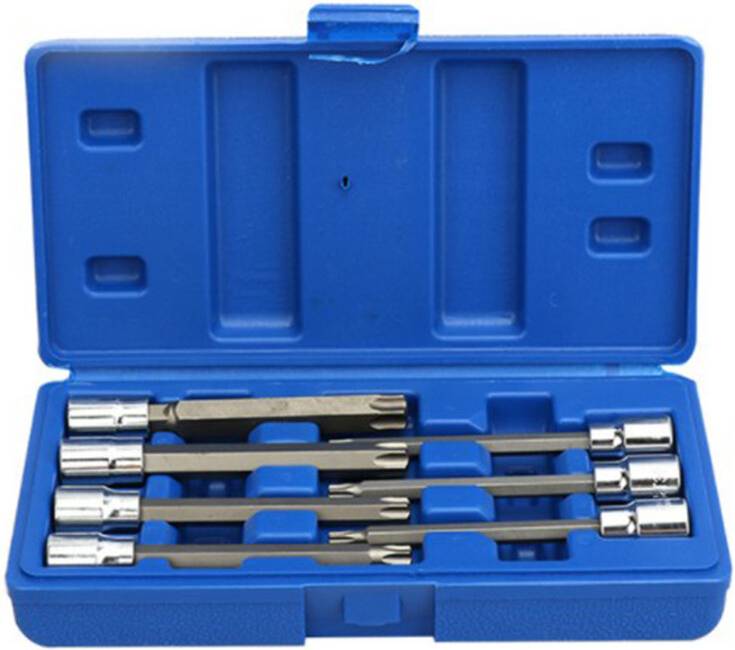 Typecat 7Pcs 3/8 Inch Extra Long Torx Tool Set Socket Bit