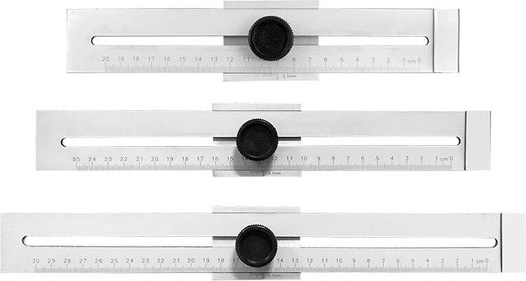 Criber Steel Marking Gauge Parallel Ruler 300mm