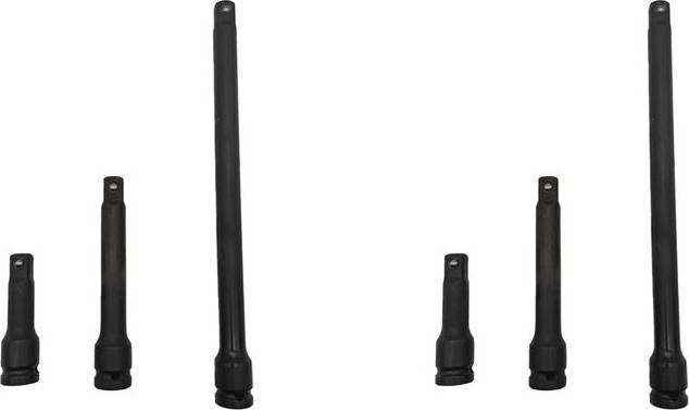 Exogio 6Pcs 1/2-Inch Drive Impact Socket Extension Bar Set