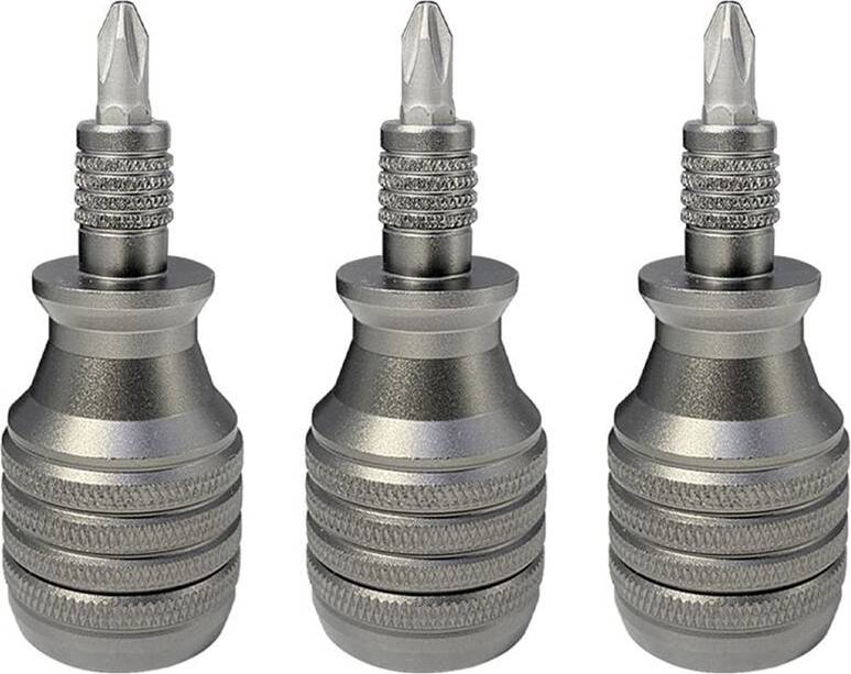 3X 7 In 1 Titanium 1/4 Inch Bit Screwdriver