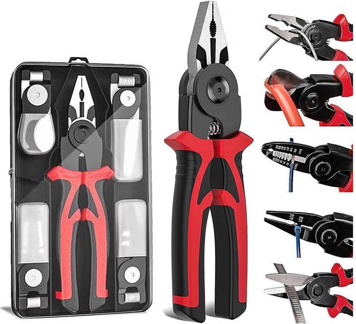 Typecat 5-In-1 Replaceable Multifunctional Tool Pliers