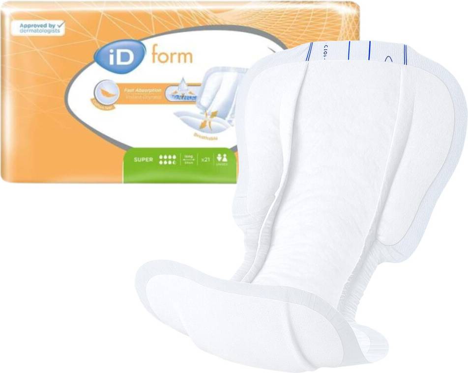 iD Expert Form Disposable Incontinence Pad Super Absorbent