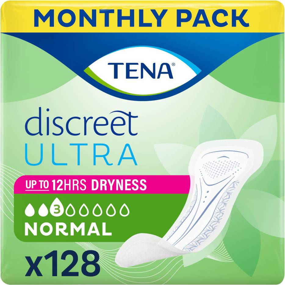 TENA Ultra Pad Normal Incontinence Pads with Light Bladder