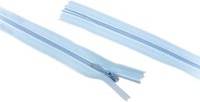 Concealed Invisible Closed End Zips Pale Blue