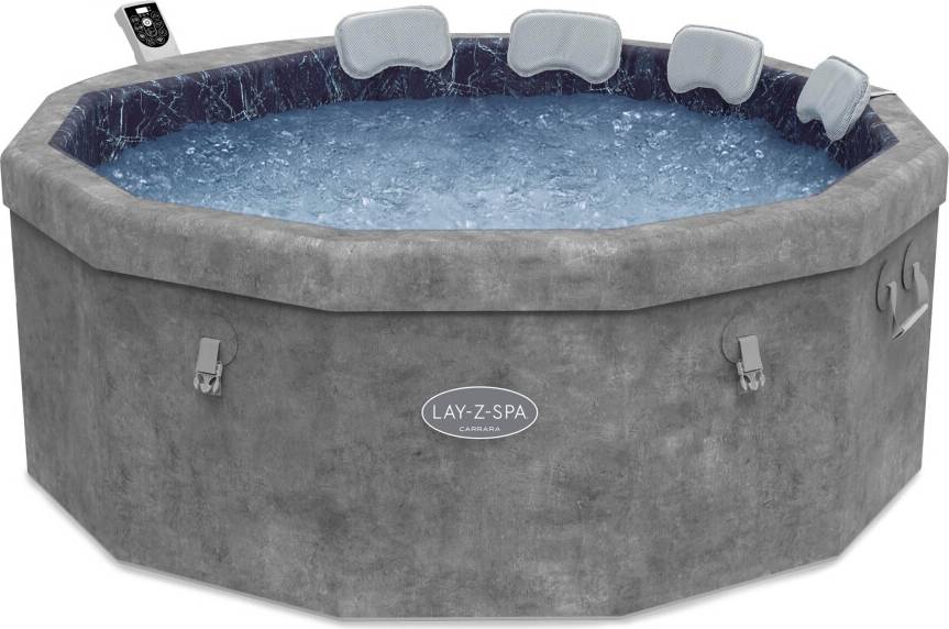 Lay-Z-Spa Inflatable Hot Tub Carrara 140 AirJet Massage System