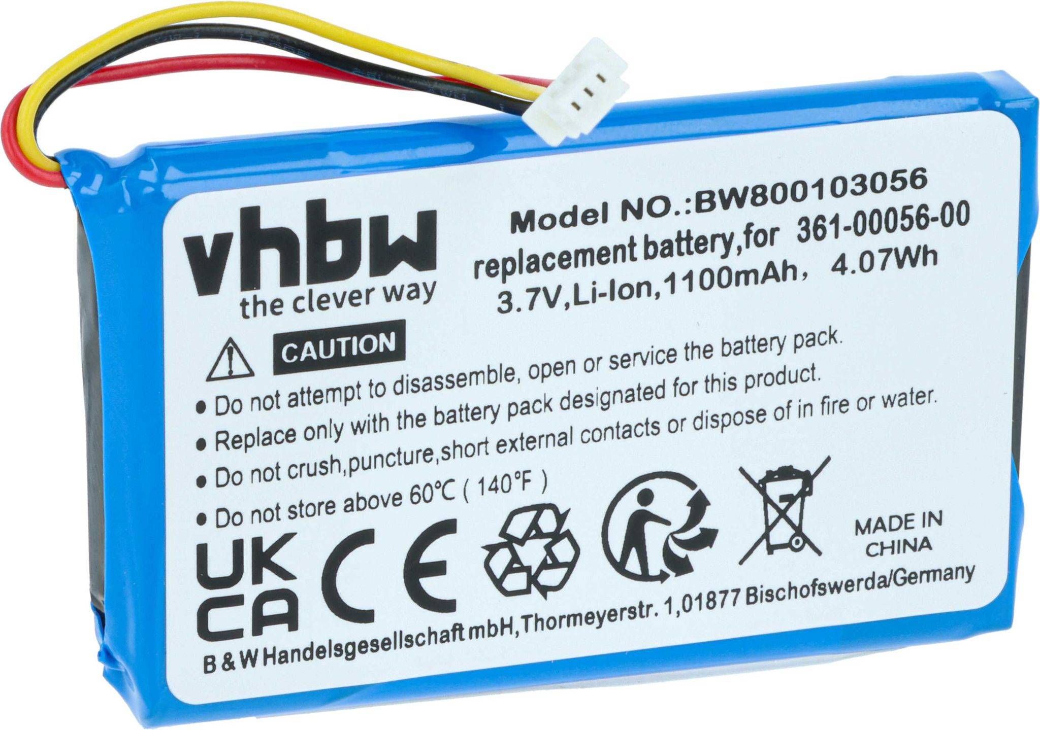 VHBW Replacement Battery Compatible Garmin Nüvi 52 55 Gps Navigation System