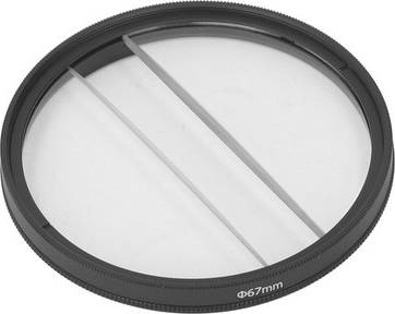 Double Half Moon Prism Filter Camera