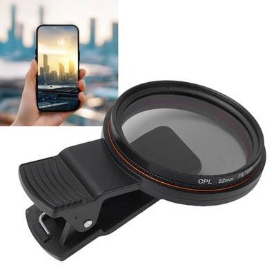 52mm CPL Polarizing Filter For Smartphone Lens