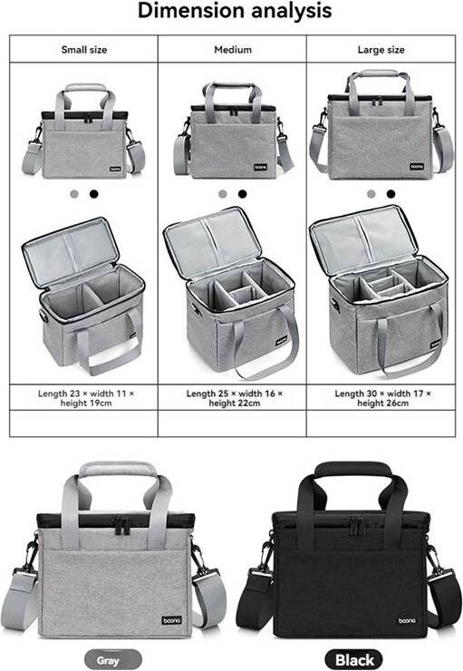 Waterproof DSLR Camera Lens Storage Bag