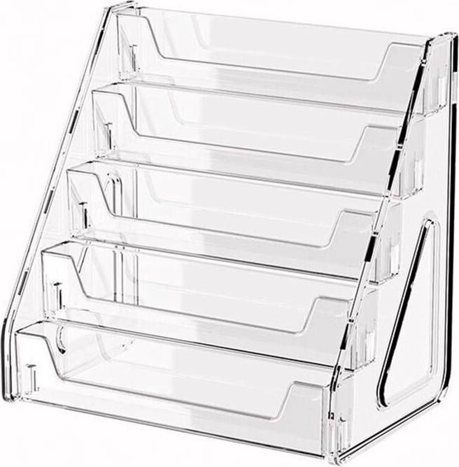 5-Layer Transparent CD Album Display Rack