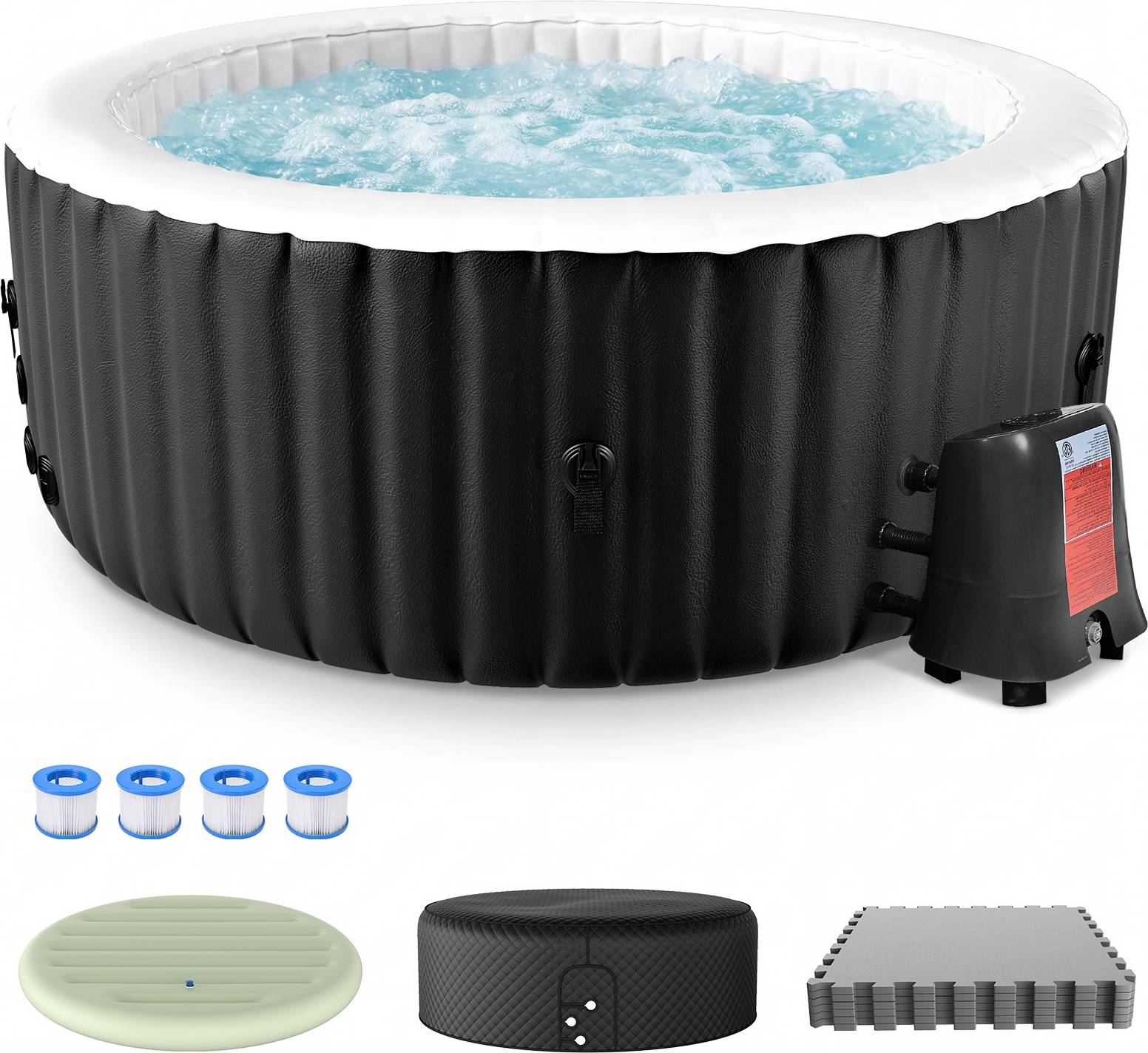 Inflatable spa hot tub DoCred Inflatable Hot Tub Spa 2-4 Person