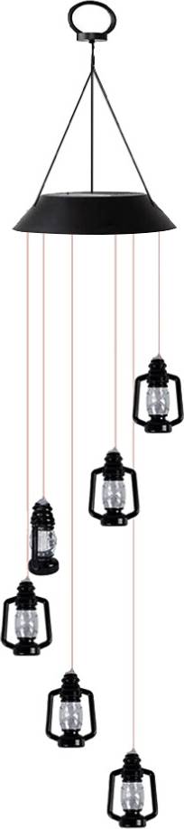 Solar Wind Chime Automatic Light Changing