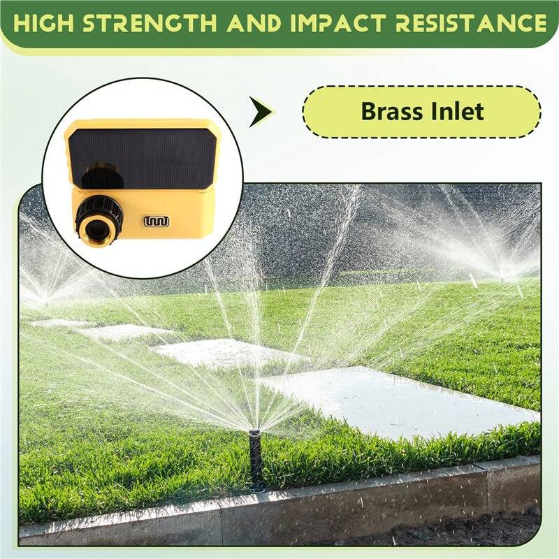 WiFi Solar Sprinkler Timer Water Timer Rechargeable