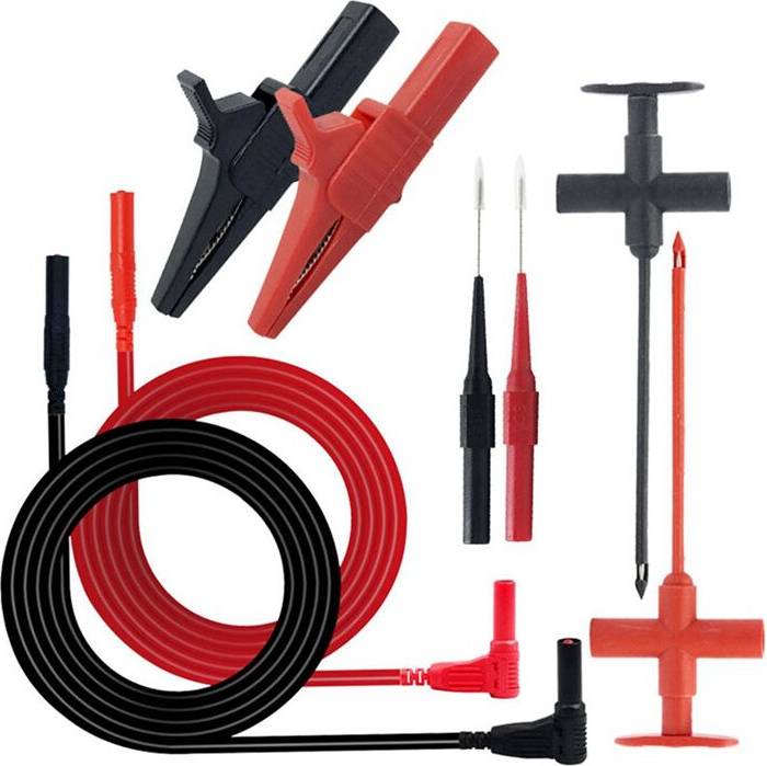 Multimeter Test Leads Kit with Alligator Clips
