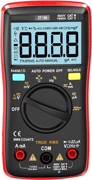AN8009 Backlight LCD Multimeter Tester