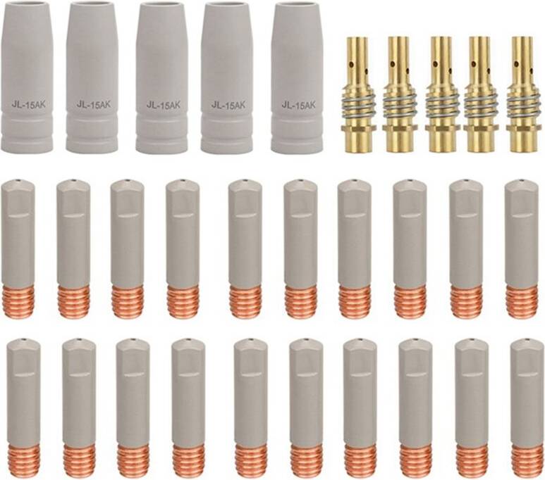 30Pcs Coating Protection Nozzle MIG Torch