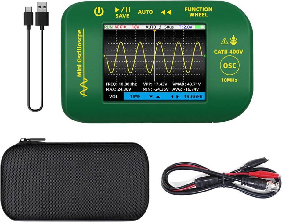 BSIDE OT2 2-In-1 Digital Portable Oscilloscope