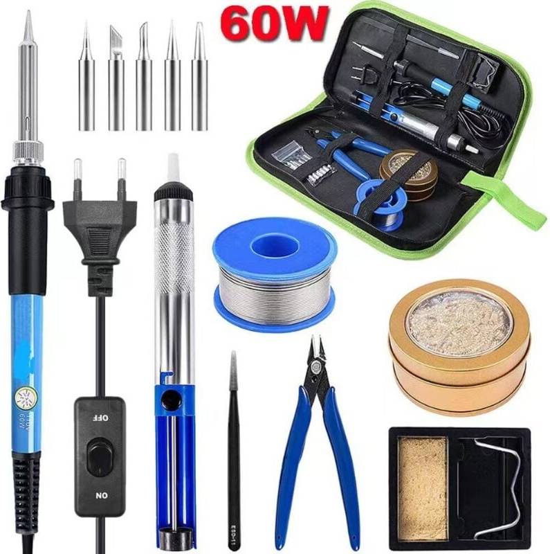 Adjustable Temperature Soldering Iron Kit