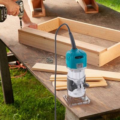 Garden Sanctuary 6-Speed Electric Wood Router With Router Bit 800W