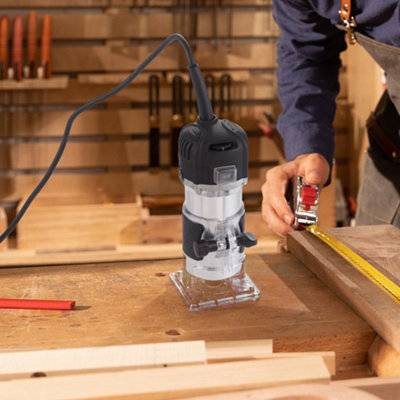 Garden Sanctuary 6-Speed Electric Wood Router With Router Bit 800W