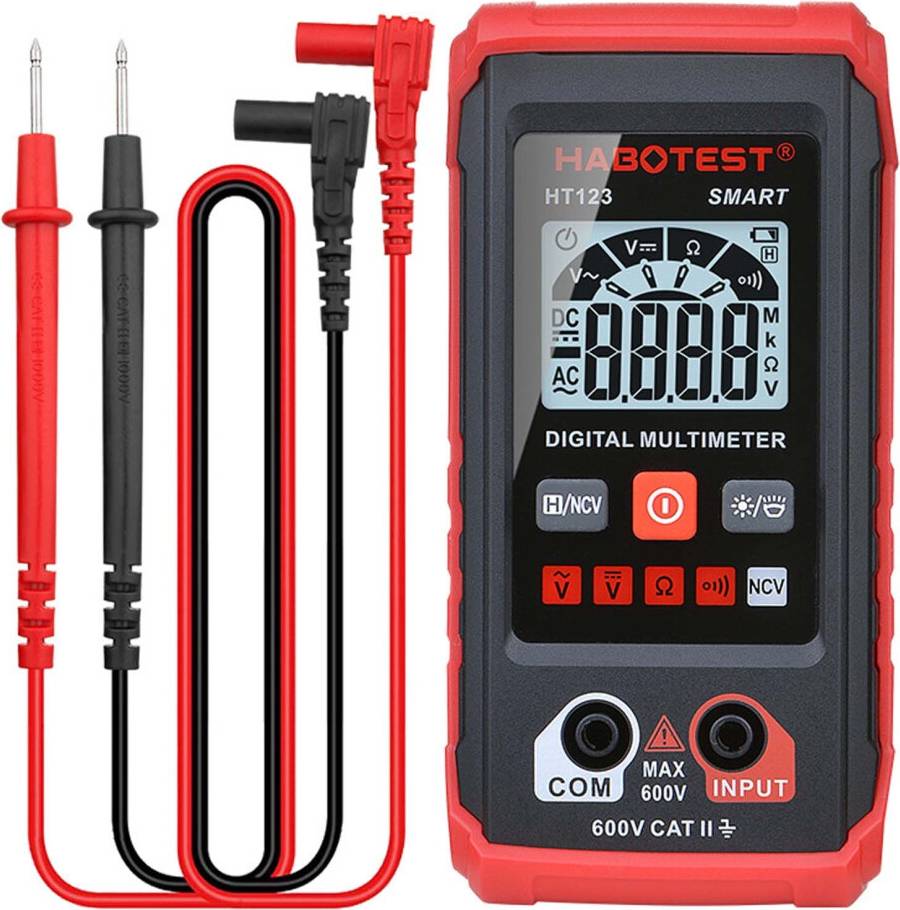 Digital Multimeter Auto Range Voltage Tester