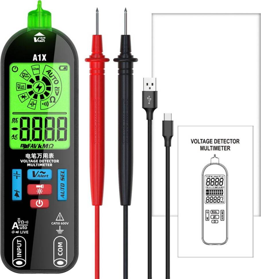 Smart Digital Multimeter Rechargeable Electronic Tester