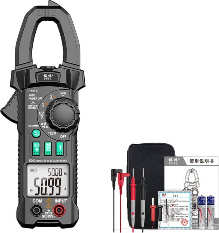 Saudism Digital Clamp Meter Multimeter with Auto-Ranging