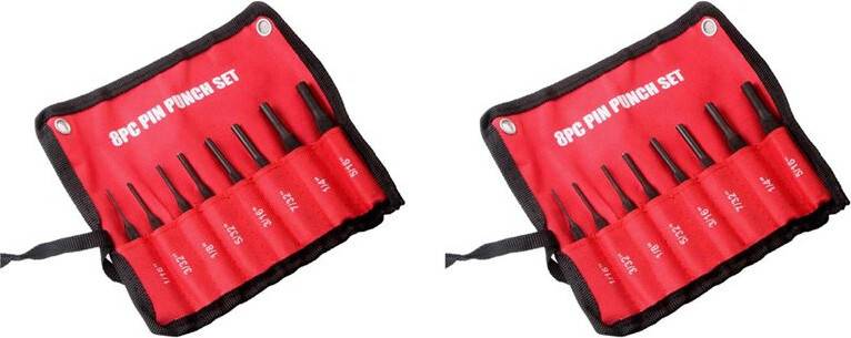 16Pcs Professional Roll Pin Punch Set