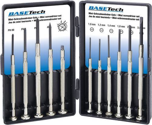 Basetech Electrical Precision Engineering Slot Phillips Bit Screwdriver