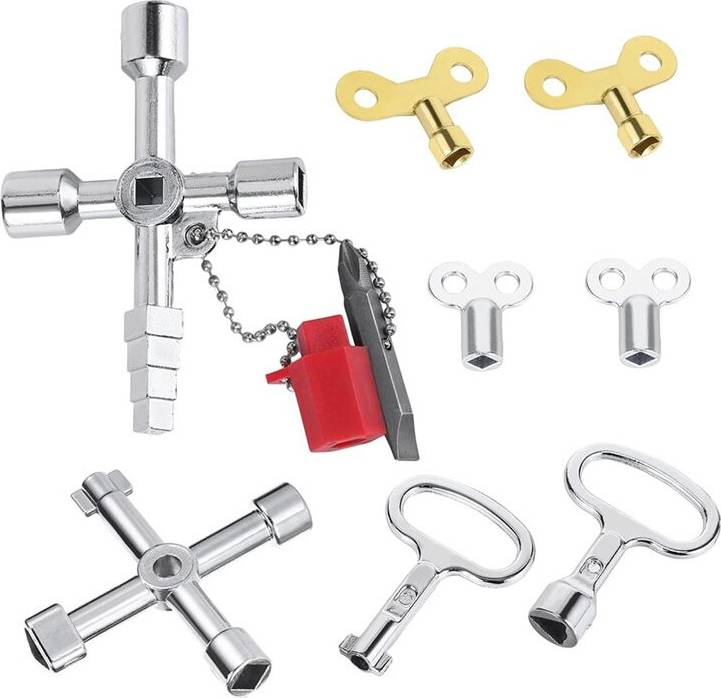 8 Piece Construction Machine Key Set