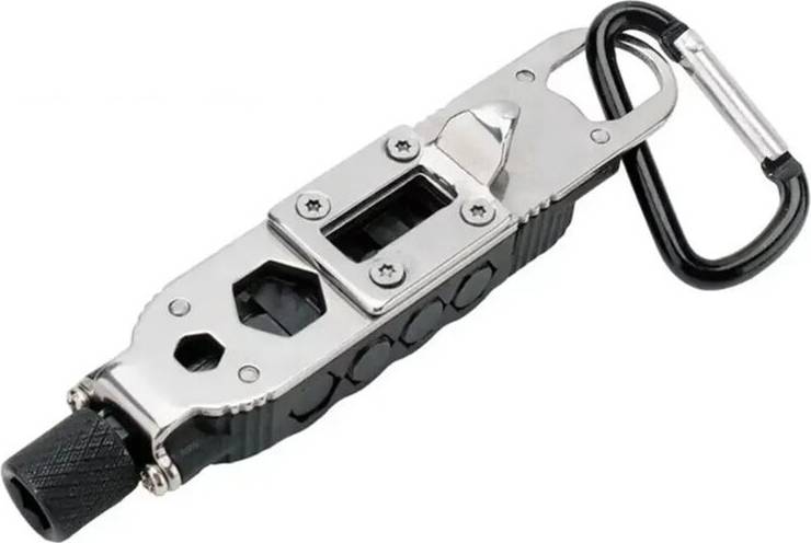 Multifunctional Outdoor Keychain Shape Screwdriver Multi-tool